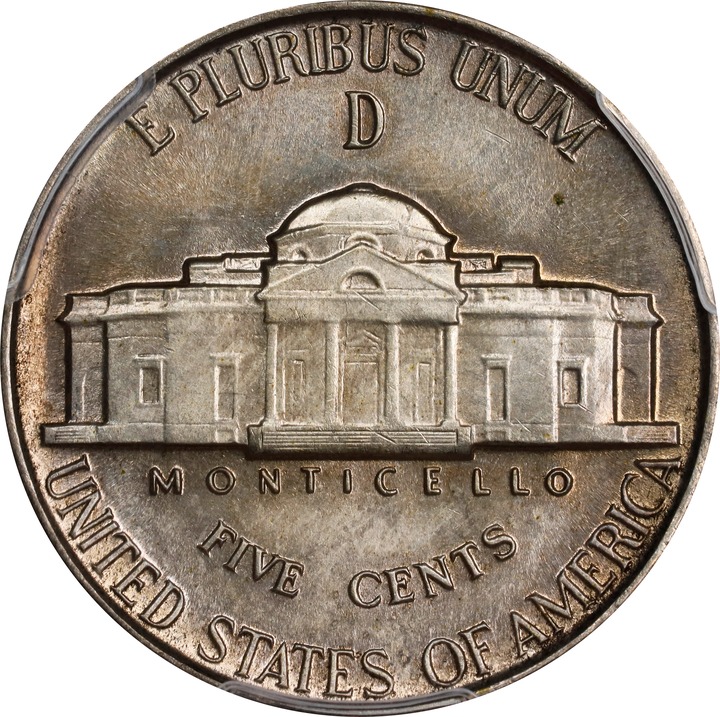 1944-D 5c Silver MS61 CAC thumbnail 13