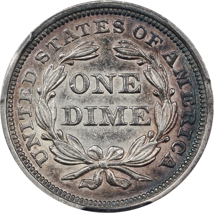 1858 10c VG10 thumbnail 6