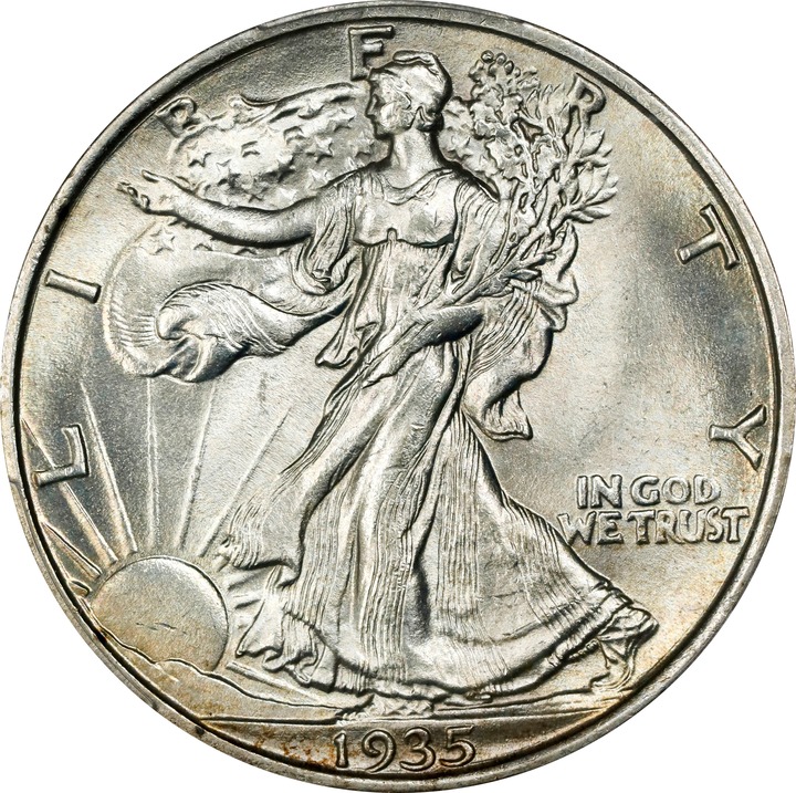 Image for 1935 50c MS67