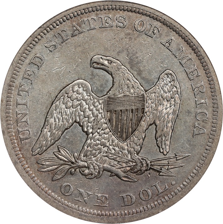 1843 $1 MS60 thumbnail 21