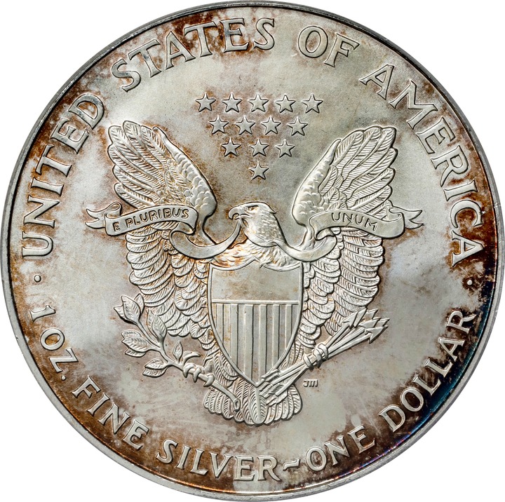 1994 $1  Silver Eagle MS68 thumbnail 6
