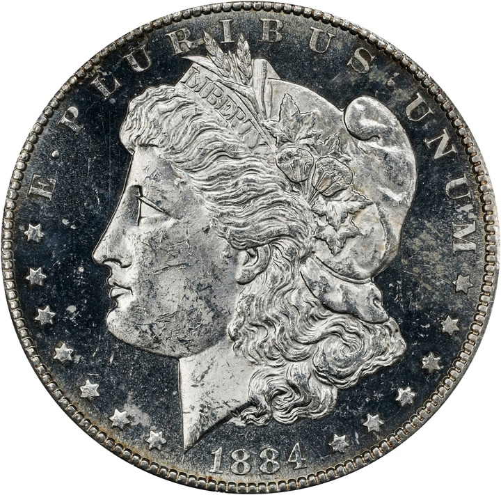 Image for 1884-CC $1  MS DMPL MS62 DMPL
