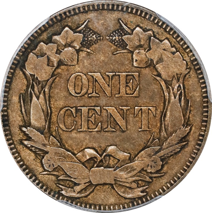 1857 1c Flying Eagle, Obverse of 1856, FS-401b, S-2 MS thumbnail 20