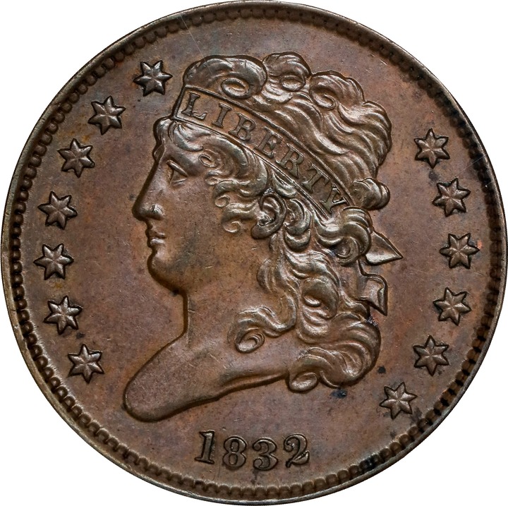 1832 1/2c MS BN thumbnail 4
