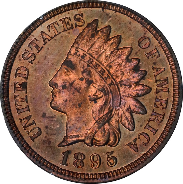 1895 1c PR RB PR65 RB CAC thumbnail 5