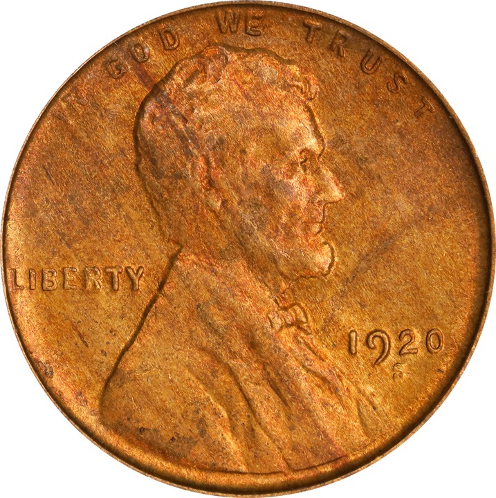 1920-S 1c MS RB MS61 RB CAC thumbnail 17