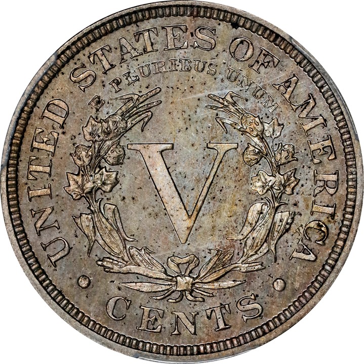 1890 5c PR64 CAC thumbnail 7