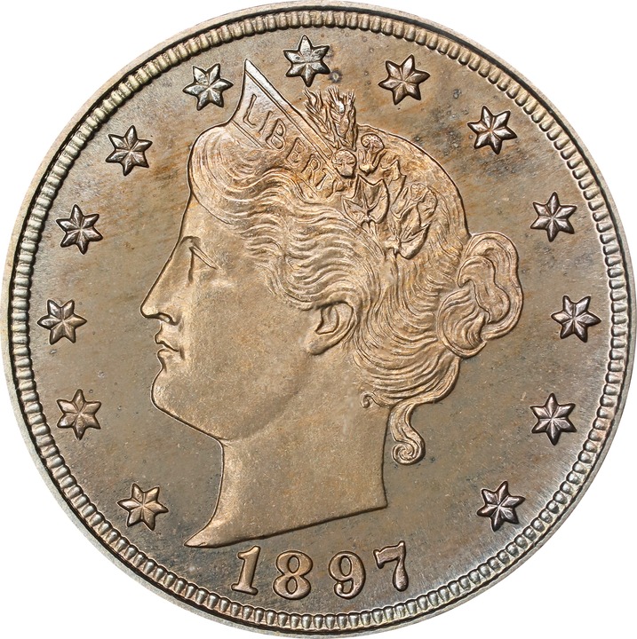 1897 5c AU53 thumbnail 22