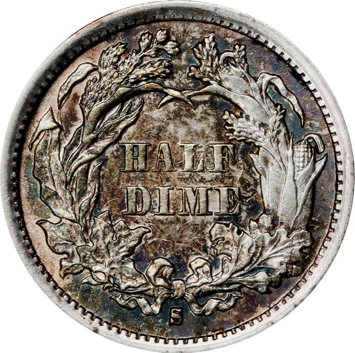 1872-S H10c Mintmark Below Wreath F12 thumbnail 15