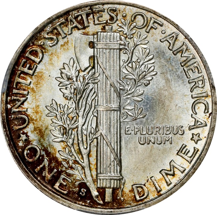 1939-S 10c MS FB MS66 FB thumbnail 6