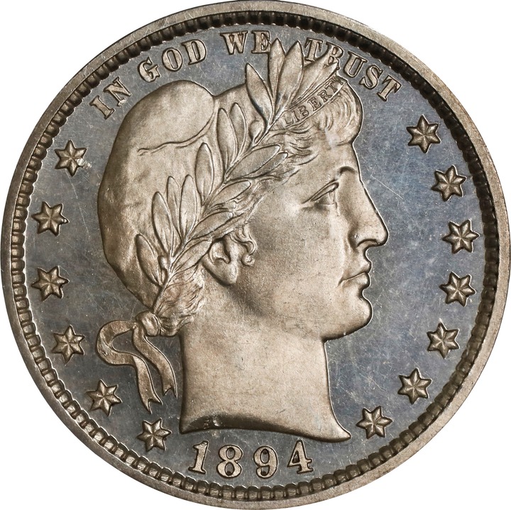 Image for 1894 25c PR65