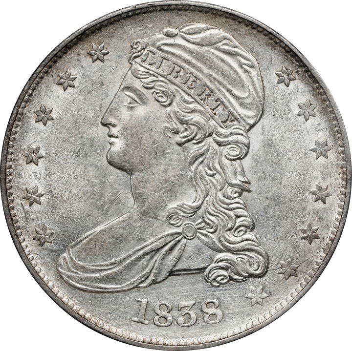 1838 50c Reeded Edge AU50 CAC thumbnail 22