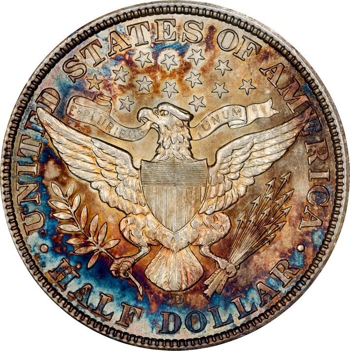 1908-D 50c AU53 CAC thumbnail 12