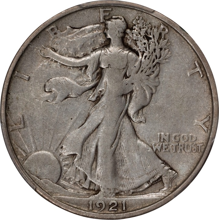 Image for 1921-D 50c VF35