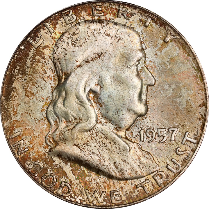 1957-D/D 50c Repunched Mintmark, FS-502 MS thumbnail 7