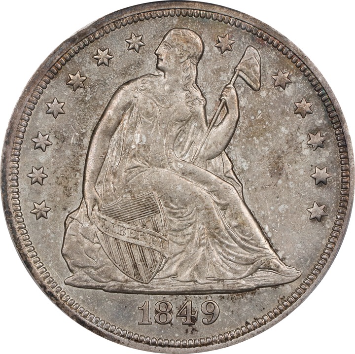 1849 $1 VG10 thumbnail 8