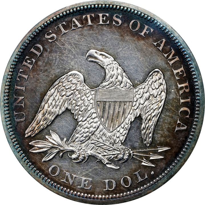 1860 $1 PR63 thumbnail 2