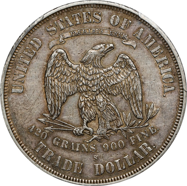 1876-S Trade$ AU53 thumbnail 2