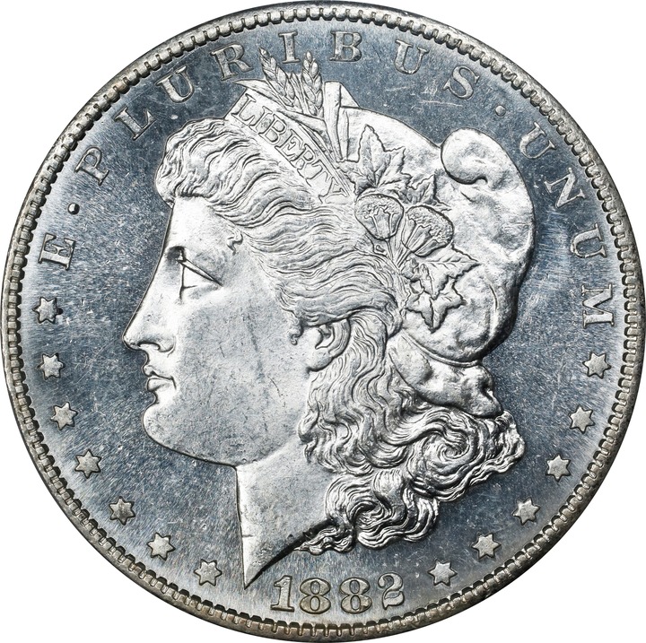 Image for 1882-S $1  MS PL AU50 PL CAC