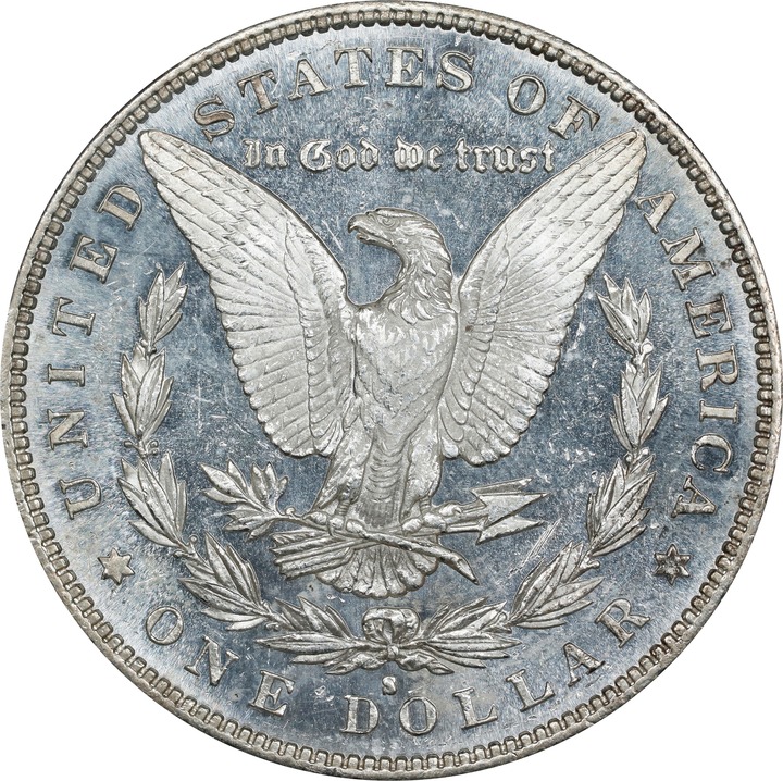 1882-S $1  MS PL AU50 PL CAC thumbnail 2