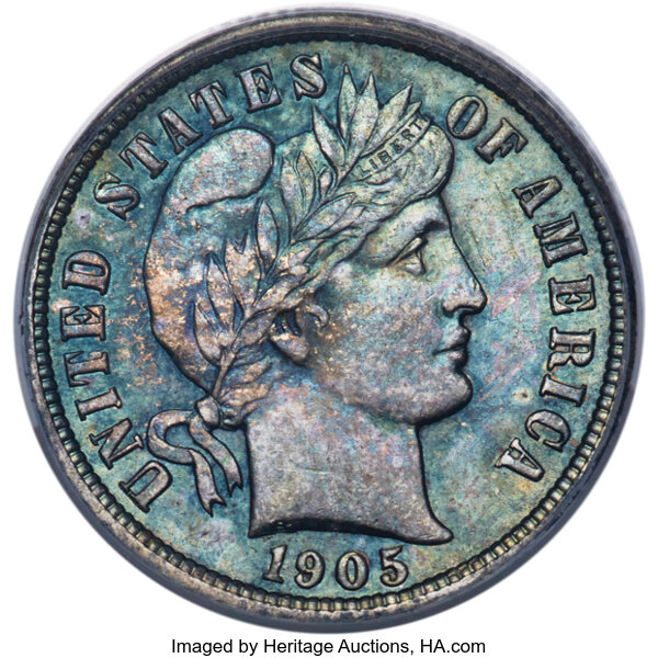 1905-O 10c Micro O, FS-501 MS