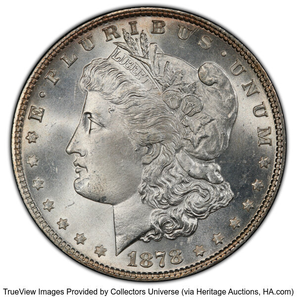 1878 7/8TF $1  Weak, 7/4, Doubled Legs, VAM-33 MS65 thumbnail 3