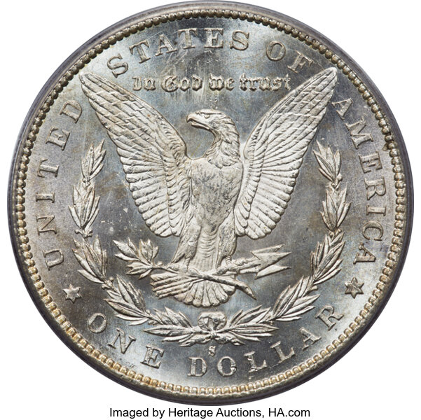 1895-S $1 MS66 CAC thumbnail 6