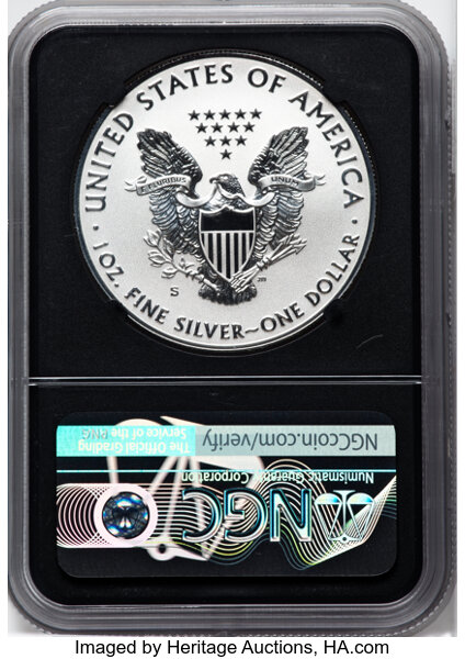 2019-S $1  Silver Eagle, Enhanced Reverse Proof PR70 thumbnail 18