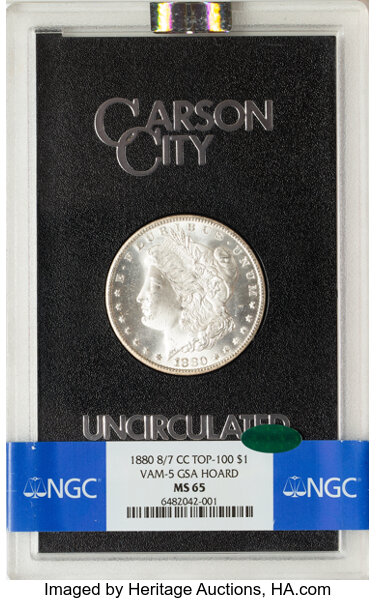 1880-CC $1  GSA Hoard, 8/High 7 MS thumbnail 14