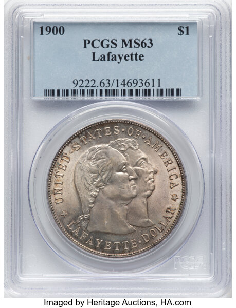 1900 $1 Lafayette, DuVall-2C MS
