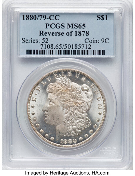 1880/79-CC $1  Reverse of 1878, VAM-4 MS thumbnail 15
