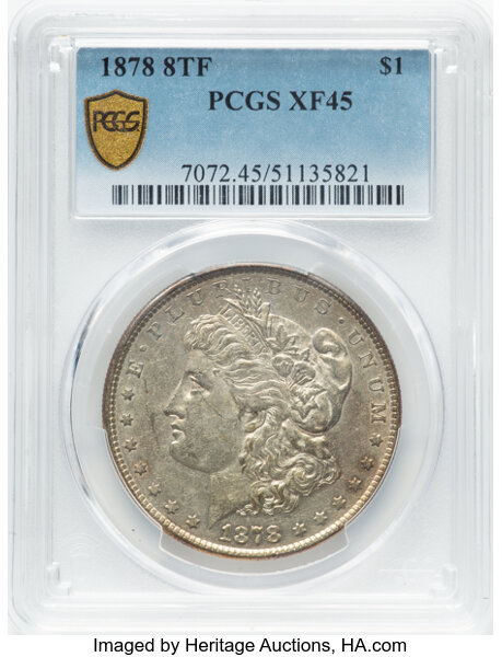 1878 8TF One Dollar MS Values | Greysheet