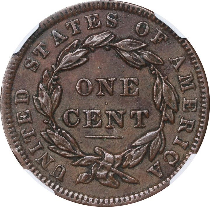 1838 1c MS BN AU53 BN thumbnail 2