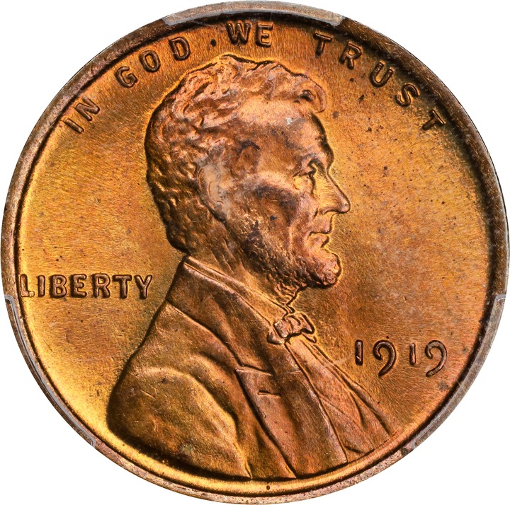1919 1c MS RB MS65 RB thumbnail 3
