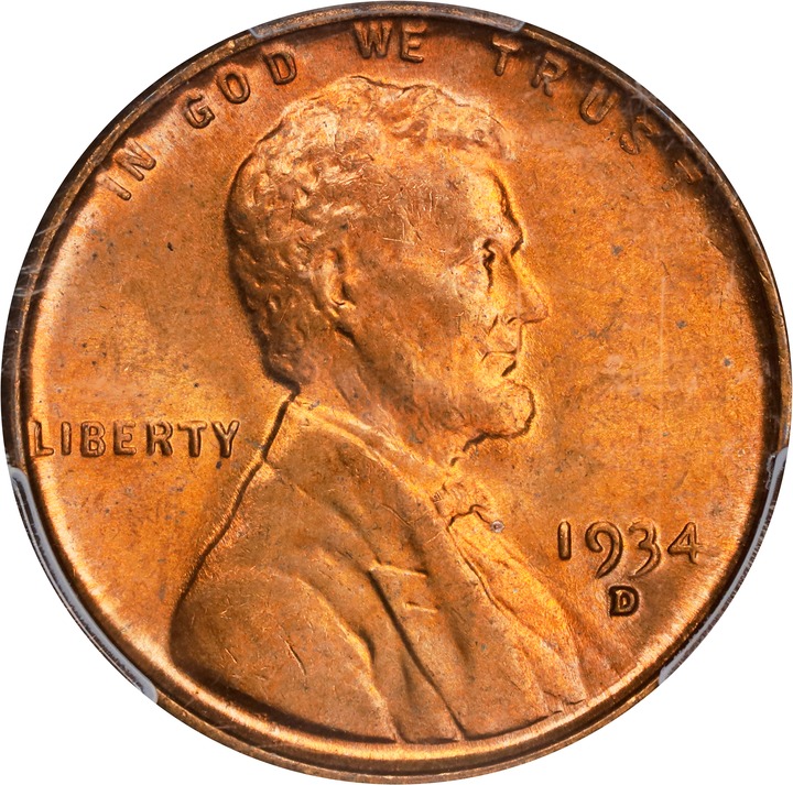 1934-D 1c MS RD MS65 RD CAC thumbnail 11