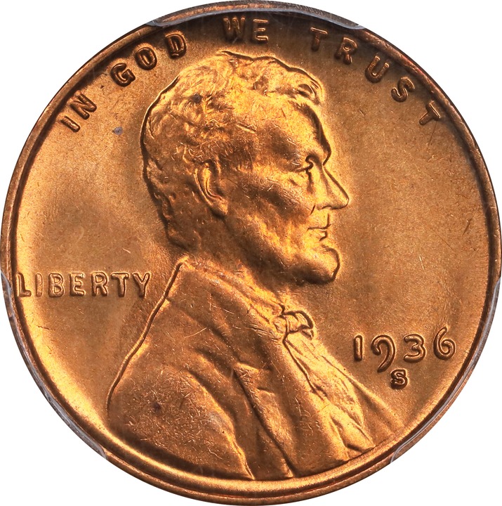 1936-S 1c MS RD MS66 RD thumbnail 11