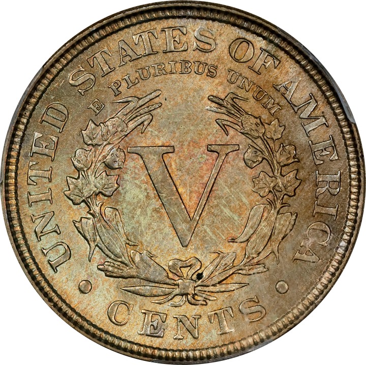 1896 5c MS64 thumbnail 4