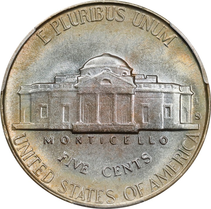 1946-S 5c MS60 thumbnail 6