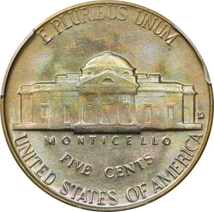 1957-D 5c MS66 thumbnail 2
