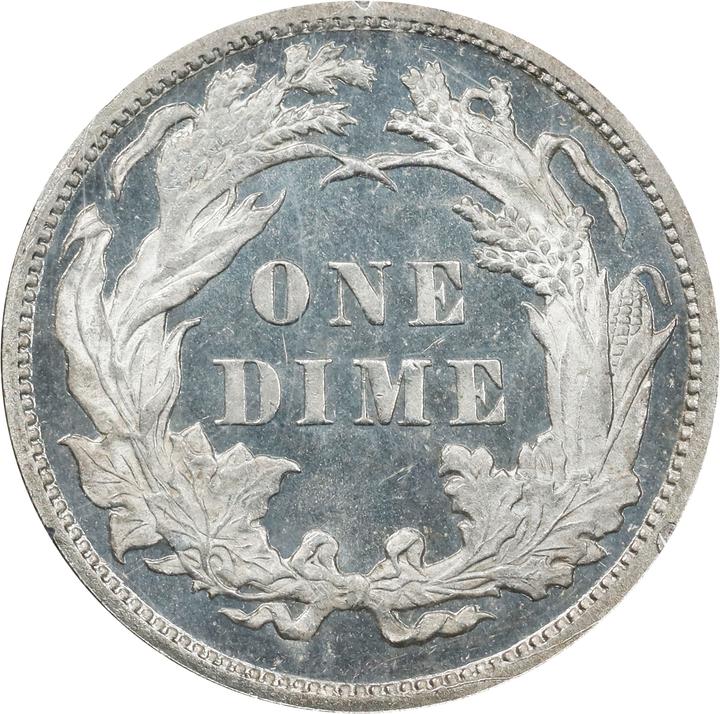 1879 10c MS65 thumbnail 2