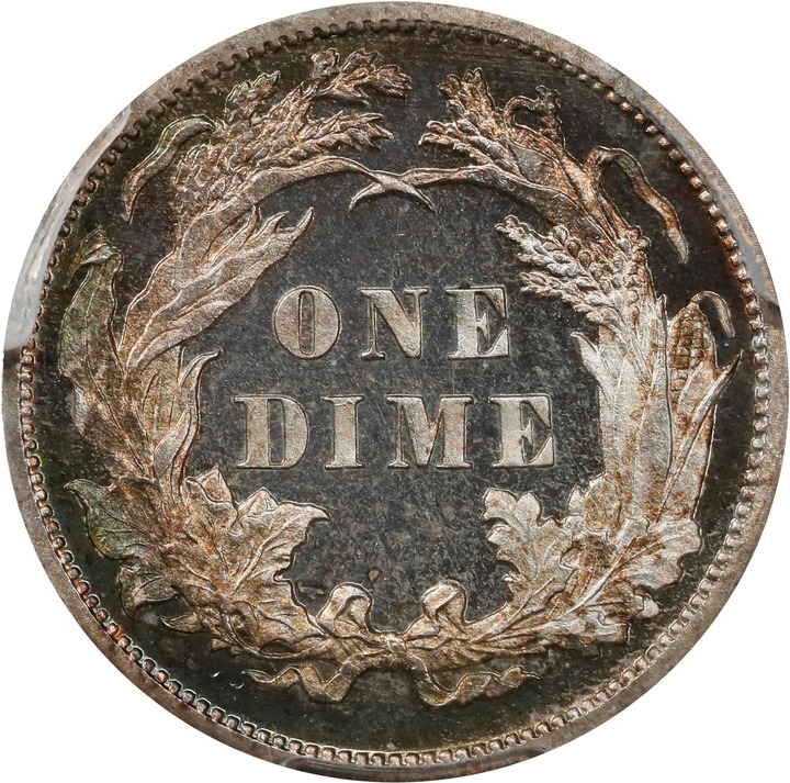 1889 10c PR66 thumbnail 2