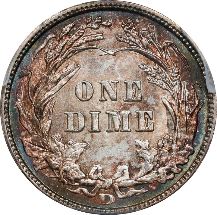 1909-D 10c MS63 thumbnail 4