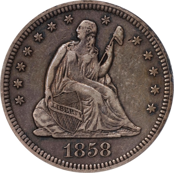 1858-S 25c MS thumbnail 8