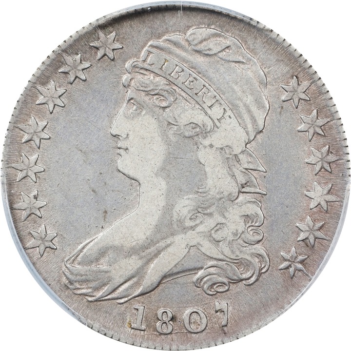 1807 50c Capped Bust, 50/20 MS thumbnail 9
