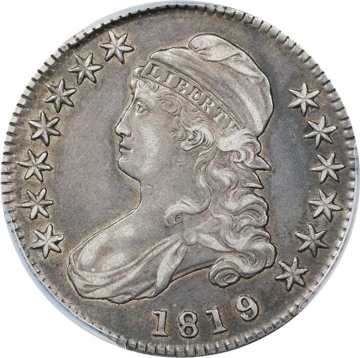 1819/8 50c Large 9, Flat Top 1s MS thumbnail 8
