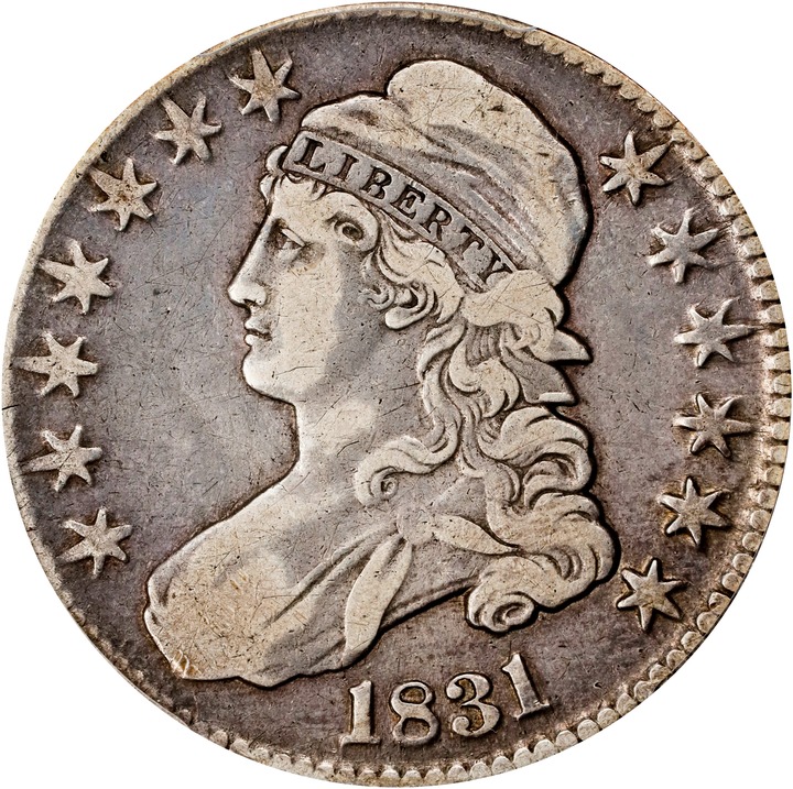 1831 50c F15 CAC thumbnail 13