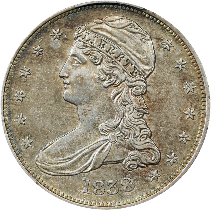 1838 50c Reeded Edge AU50 CAC thumbnail 17