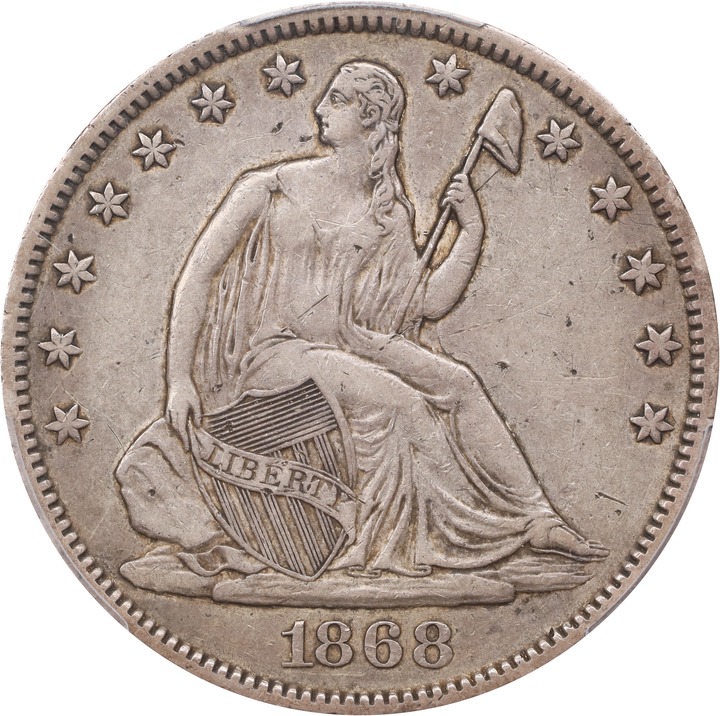 1868-S 50c MS thumbnail 9