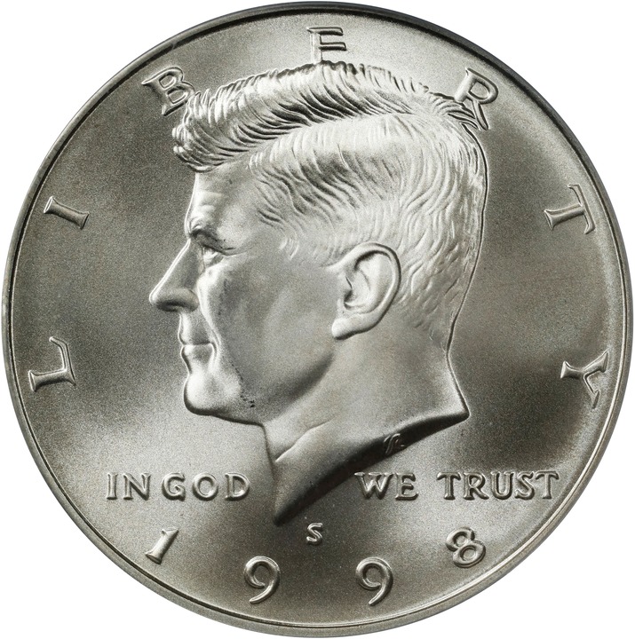 1998-S 50c Silver, Matte Finish SMS thumbnail 13