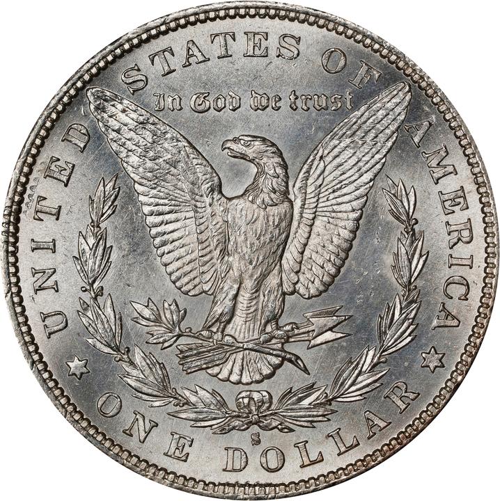 1887-S $1 VG10 CAC thumbnail 2
